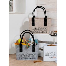 Gilde, Tasche, rechteckig, "Hundbande" 1 Stück
