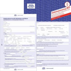 Zweckform Einheitsmietvertrag A4, 2 x 5 Seiten / Formular