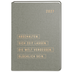 Grafik Werkstatt, Terminplaner NatureArt 2027 "Spruch"