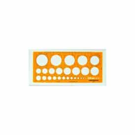 Rumold Kreisschablone Rumold 2810 RUMO-DUO Ø 1-35mm, 130 x 270 x 2mm (BxLxH)