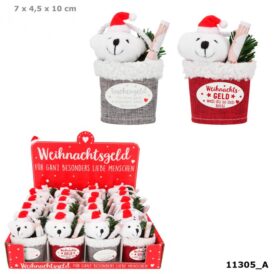 Depesche Weihnachtsgeld Tasche mit Bär