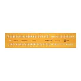 Aristo Schriftschablone gerade 5 mm, ISO3098-1/DIN 6776, H-Profil, Typ B