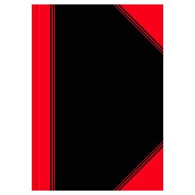 Bantex China Kladde, A5, 96 Blatt, schwarz/rot