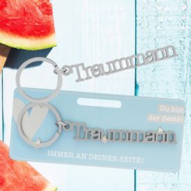 Sheepworld Schlüsselanhänger "Traummann"