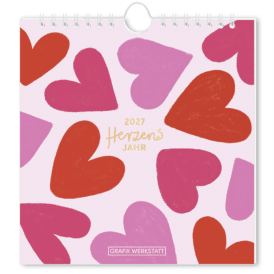 Grafik Werkstatt, Postkartenkalender 2027 "Herzensjahr"