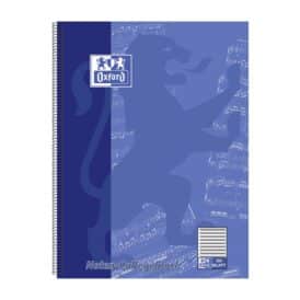 Oxford Noten-Collegeblock, A4, Notenlineatur 14, ohne Hilfslinien, 50 Blatt