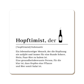 Grafik Werkstatt Korkuntersetzer Hopftimist