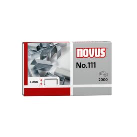 Novus Heftklammern, No.111, Stahldraht, verzinkt
