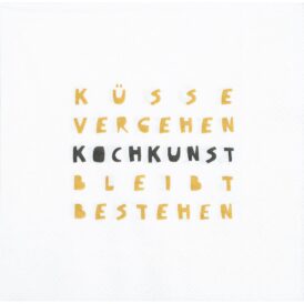 Räder Servietten "Küsse vergehen"