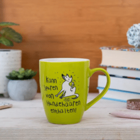 Sheepworld Becher "Kann Spuren von Hundehaaren enthalten!"