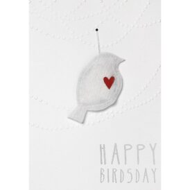 Räder Gazeanhänger Karte "Happy Birdsday"