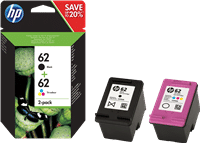 HP 62 Druckerpatrone Multipack Schwarz/mehrere Farben