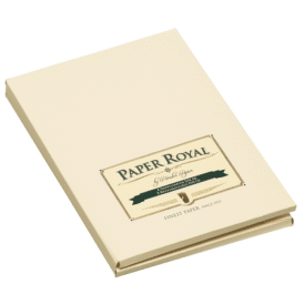 Rössler Paper Royal-Kartenmappe DIN A6 Chamois gerippt