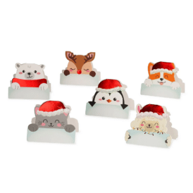 Legami Set mit 12 weihnachtlichen Tischkärtchen