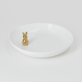 Räder Schale "Goldhase"