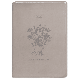 Grafik Werkstatt, Terminplaner Lederlook 2027 "Das wir mein Jahr"