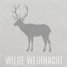Räder Cocktailservietten "Wilde Weihnachten"