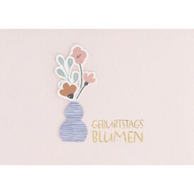 Räder Blümchenkarte "Geburstagsblumen"
