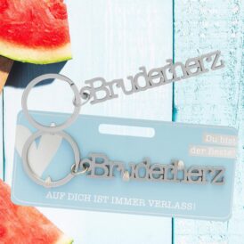 Sheepworld Schlüsselanhänger "Bruderherz"