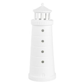 Räder Meer als Worte. Leuchtturm "Gross"