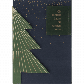 Räder, Tannenbaumkarte "Oh Tannenbaum"