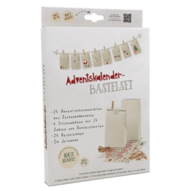 komma3 Adventskalender Bastelset Blanko