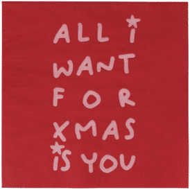 Räder, Serviette "All i want for xmas is you" (33 x 33 cm)
