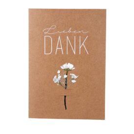 Räder Blumenkarte "Lieben Dank"