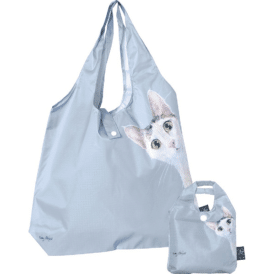 Ihr, Shopping Bag "Cat Stella Light Blue"