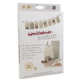 komma3 Adventskalender Bastelset mit Motiv