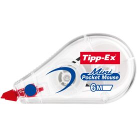 Tipp-Ex Korrekturroller Mini Pocket Mouse, 6 m x 5 mm, weiß