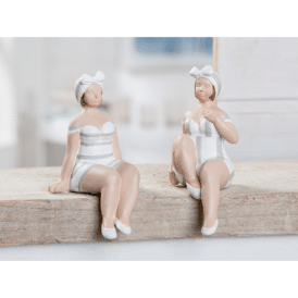 Gilde Kantensitzerfigur, Badenixe "Becky" gestreift