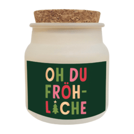 Grafik Werkstatt, Wohlfühl-Kerze "Oh du fröhliche"