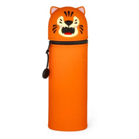 Legami 2-in-1-Federmäppchen aus Silikon - Kawaii "Tiger"