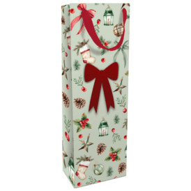 Braun & Company Weihnachts-Flaschentragetasche 36 X 12 X 8 cm