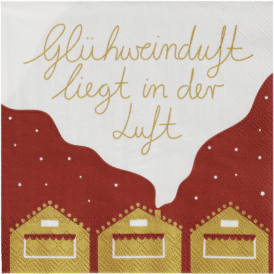 Räder, Serviette "Glühweinduft" ( 25 x 25 cm)